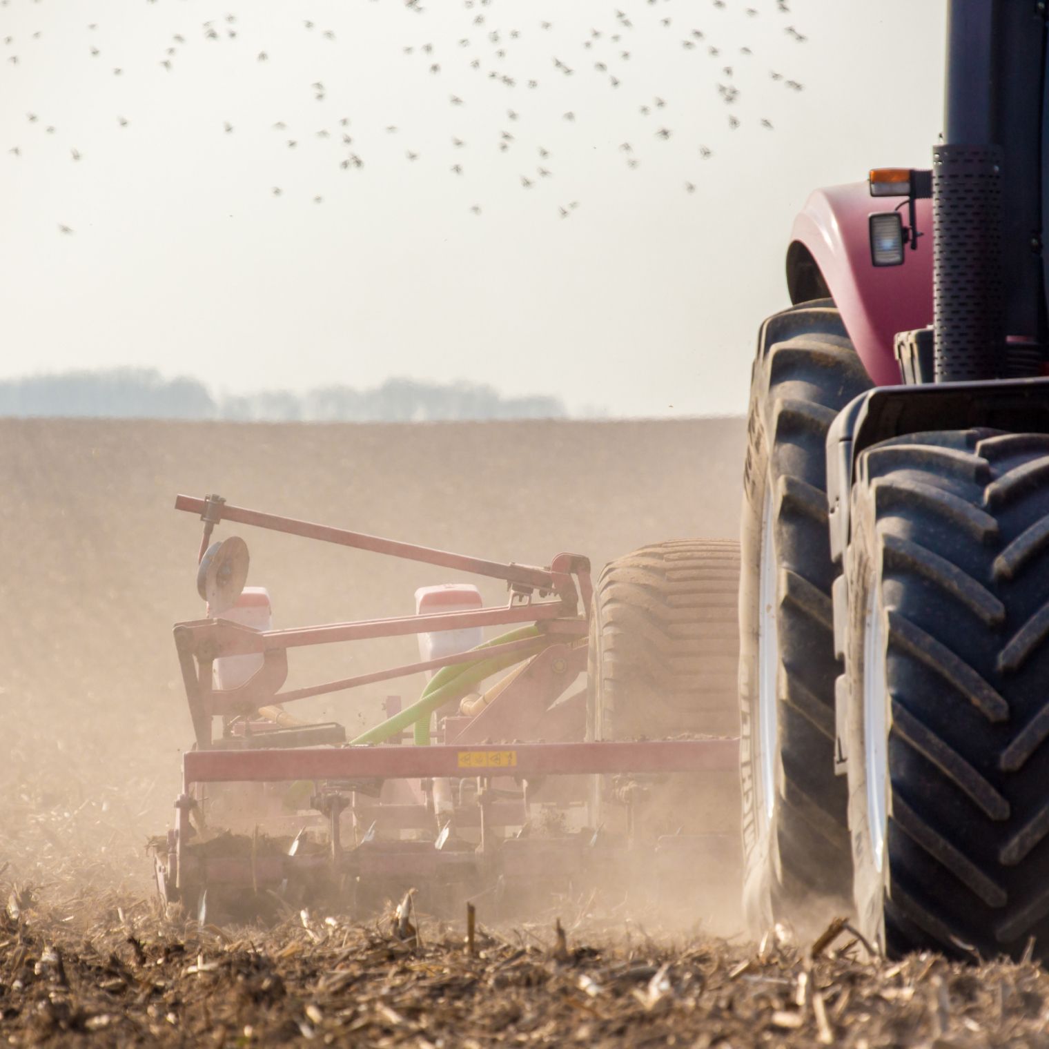 Anhänger auf einen Feld